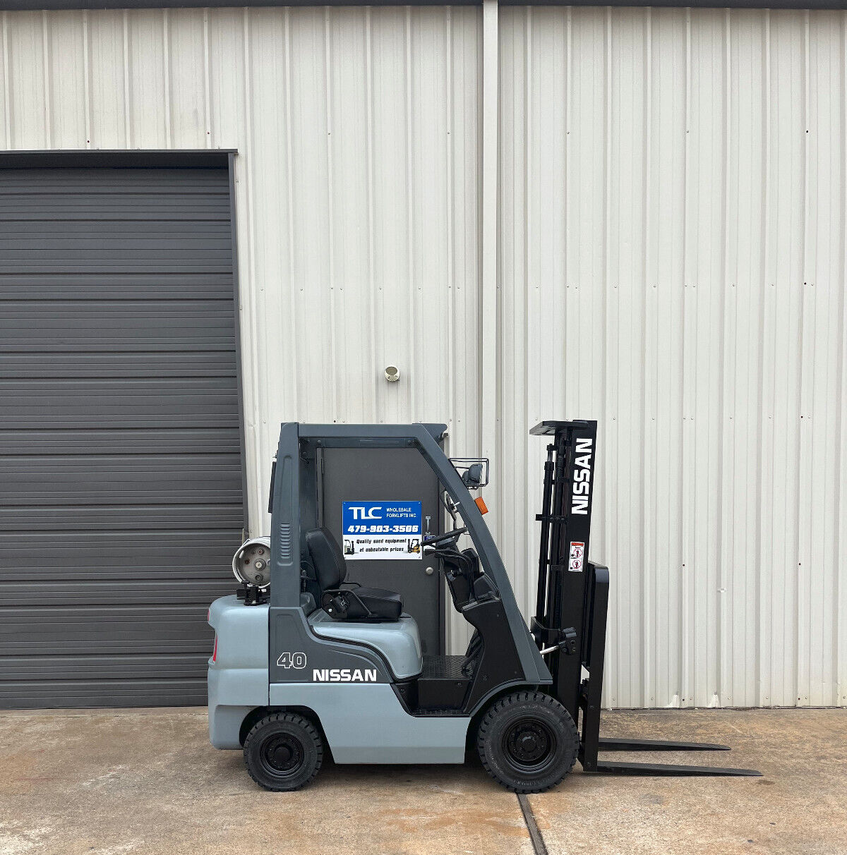 2012 Nissan Propane Forklift | 2949 hrs - 4000lb capacity