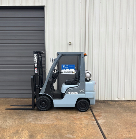 2007 Nissan Propane Forklift | 6379 hrs - 4000lb capacity