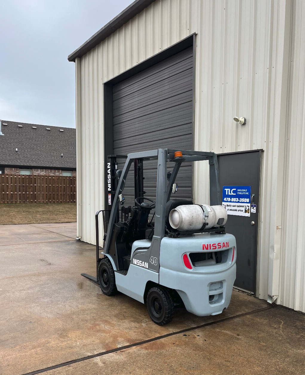 2007 Nissan Propane Forklift | 6379 hrs - 4000lb capacity