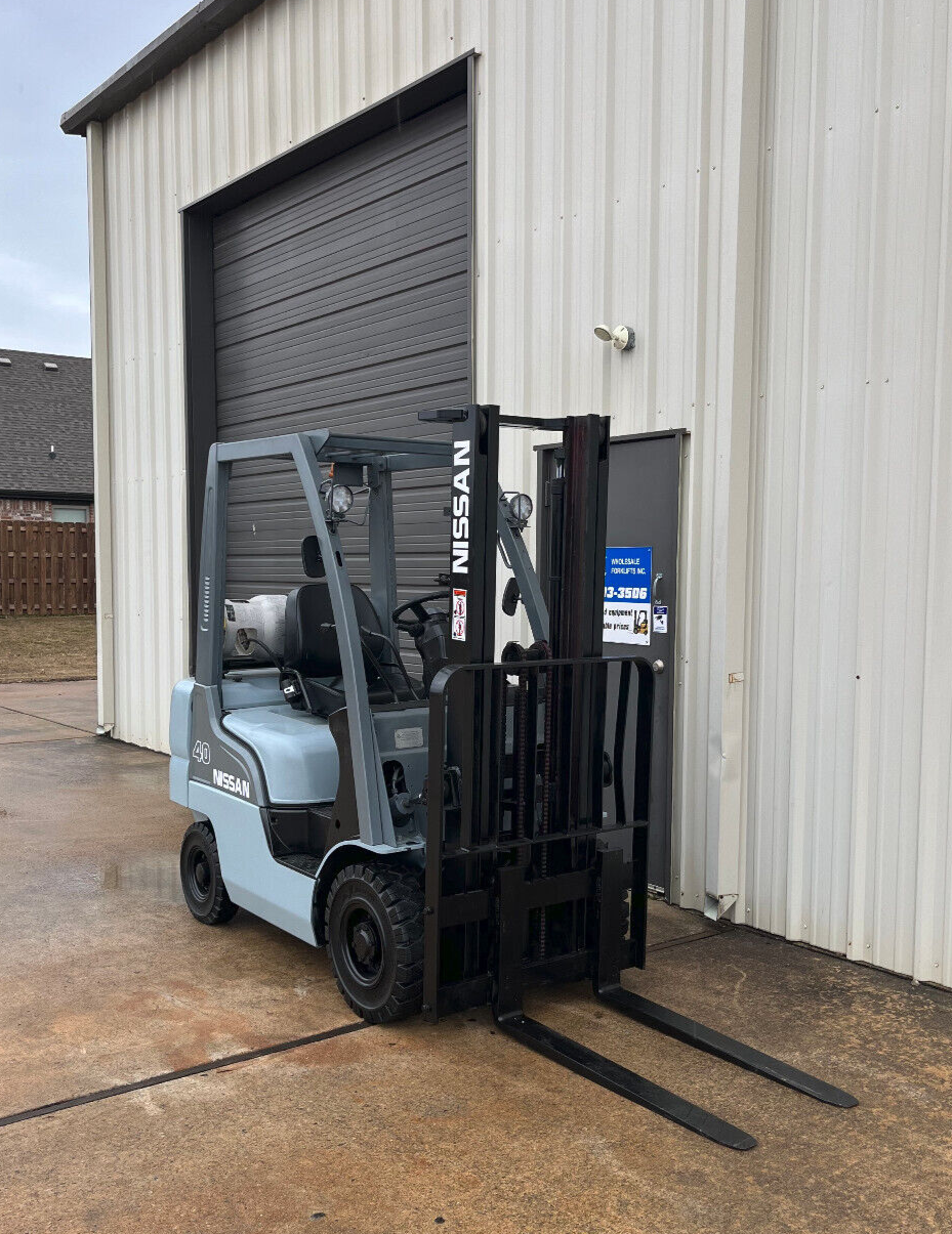 2007 Nissan Propane Forklift | 6379 hrs - 4000lb capacity