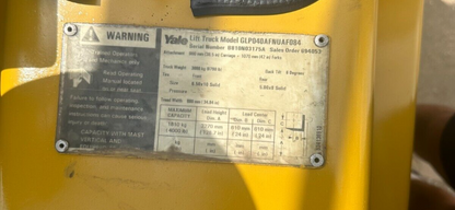 2003 Yale Propane Lift GLP040 - New Display