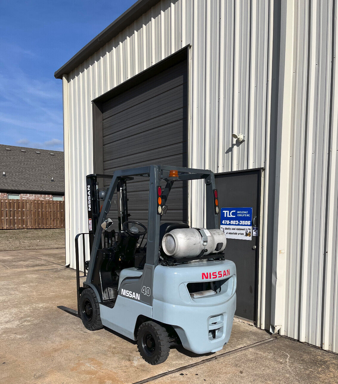 2010 Nissan Propane Forklift | 4042 hrs - 4000lb capacity